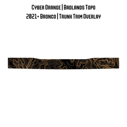Topo Trunk Trim Overlay / Protector - 2021+ Bronco - Speedlogix