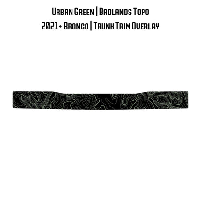 Topo Trunk Trim Overlay / Protector - 2021+ Bronco - Speedlogix