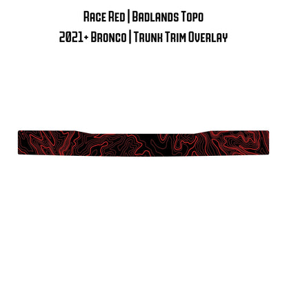 Topo Trunk Trim Overlay / Protector - 2021+ Bronco - Speedlogix
