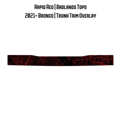 Topo Trunk Trim Overlay / Protector - 2021+ Bronco - Speedlogix