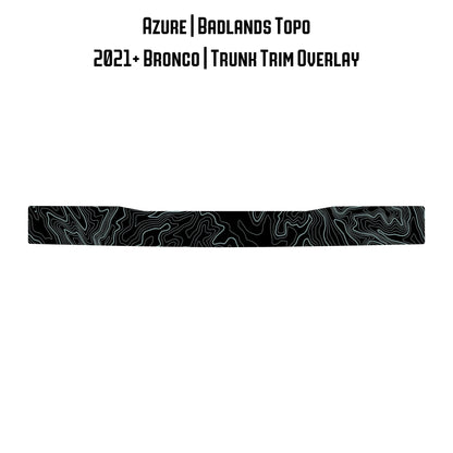 Topo Trunk Trim Overlay / Protector - 2021+ Bronco - Speedlogix