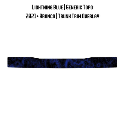 Topo Trunk Trim Overlay / Protector - 2021+ Bronco - Speedlogix