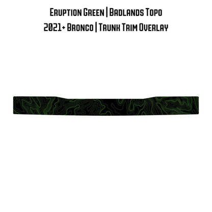 Topo Trunk Trim Overlay / Protector - 2021+ Bronco - Speedlogix
