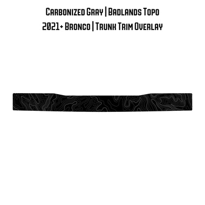 Topo Trunk Trim Overlay / Protector - 2021+ Bronco - Speedlogix