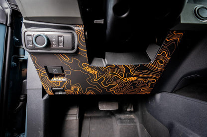 Topo Understeering Panel Overlay (Printed Series) - 2021 - 2022 Bronco (Type A) - Speedlogix
