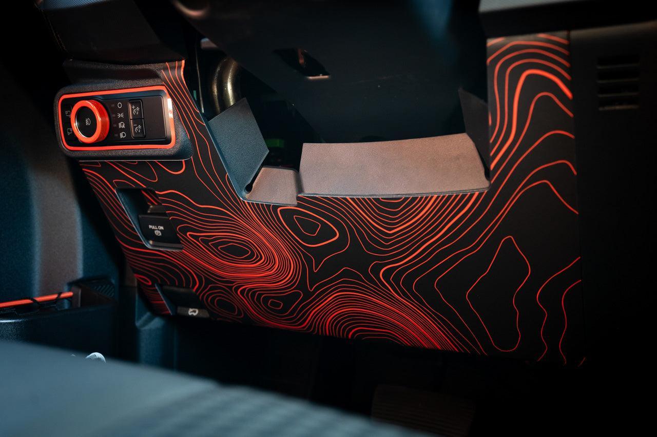 Topo Understeering Panel Overlay (Printed Series) - 2023+ Bronco (Type B) - Speedlogix