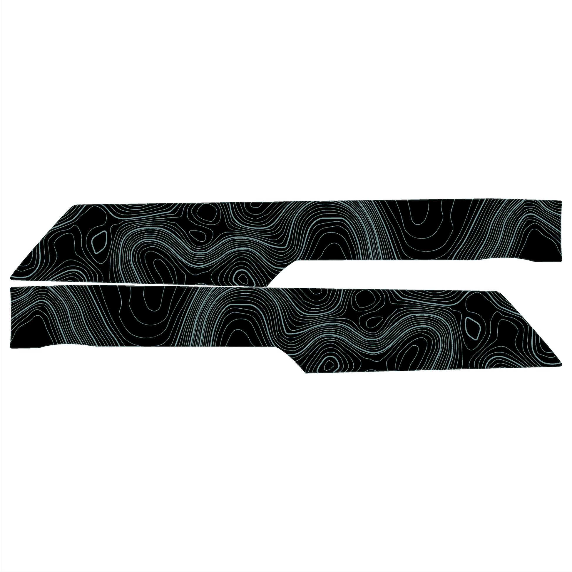 Topo Understeering Panel Overlay (Printed Series) - 2023+ Bronco (Type B) - Speedlogix