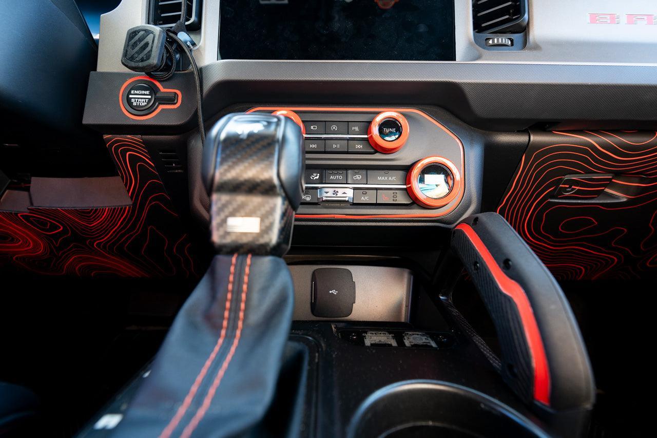 Topo Understeering Panel Overlay (Printed Series) - 2023+ Bronco (Type B) - Speedlogix