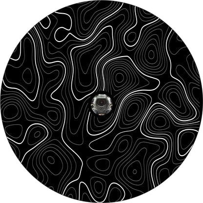 Topographic Map Spare Tire Cover for Jeep, Bronco, RV, Camper, Trailer, & More - Speedlogix