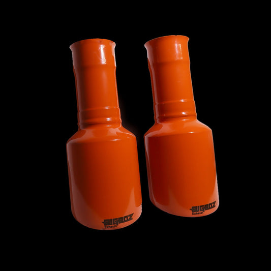 TRX Dodge Ram Truck 5.0" Direct Fit Exhaust Tips Orange - Speedlogix