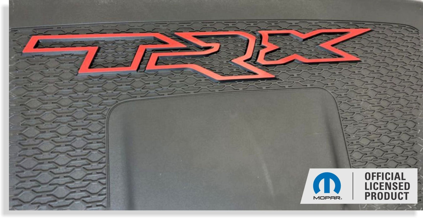 TRX Engine Cover Overlay Decals - 2021 - 2024 Ram TRX - Speedlogix