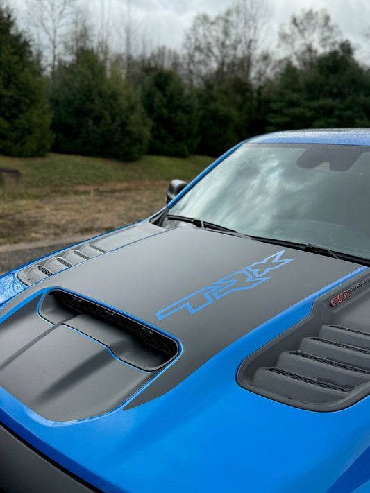 TRX Hood Decals for 2019 - 2024 Dodge Ram TRX Edition - Speedlogix