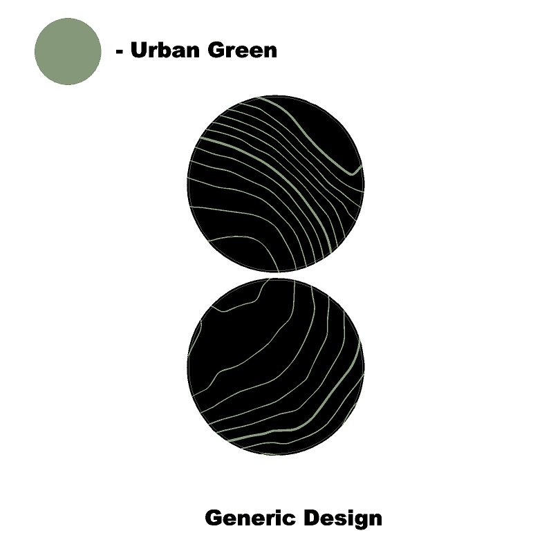 Topo Cup Holder Inserts (Printed Series + Acrylic) - 2021+ Bronco