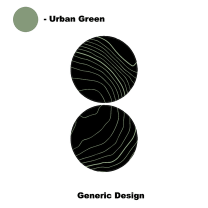 Topo Cup Holder Inserts (Printed Series + Acrylic) - 2021+ Bronco