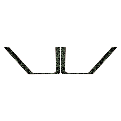 Topo Rear Door Net Trim Overlay Kit (Printed Series) - 2021+ Bronco