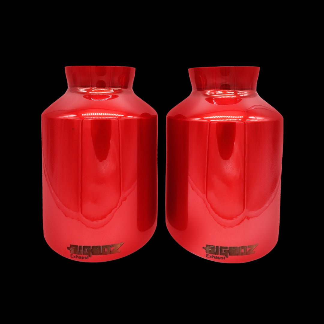 V6 DODGE CHARGER 2015 - 2023 SET BIGBOZ 5” TIPS + BIGBOZ 4 PAIR IN 2.5" BUNDLE - Speedlogix