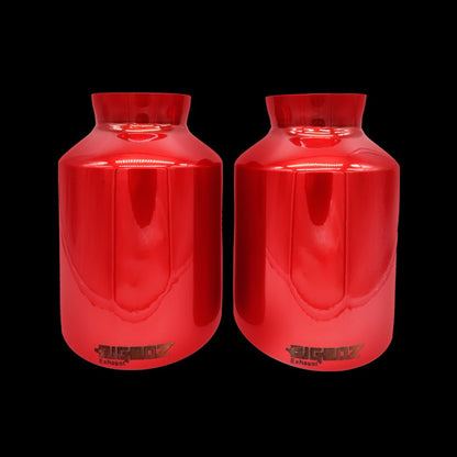 V6 DODGE CHARGER 2015 - 2023 SET BIGBOZ 5” TIPS + BIGBOZ 4 PAIR IN 2.5" BUNDLE - Speedlogix