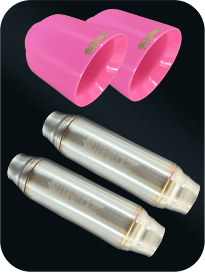 V6 DODGE CHARGER 2015 - 2023 SET BIGBOZ 5” TIPS + BIGBOZ 4 PAIR IN 2.5" BUNDLE - Speedlogix