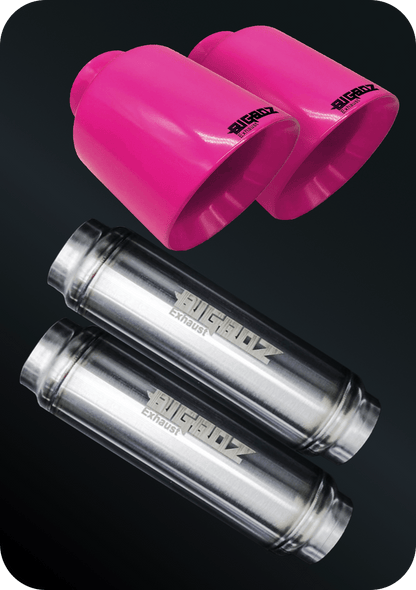 V6 DODGE CHARGER 2015 - 2023 SET BIGBOZ 5” TIPS + BIGBOZ 4 PAIR IN 2.5" BUNDLE - Speedlogix