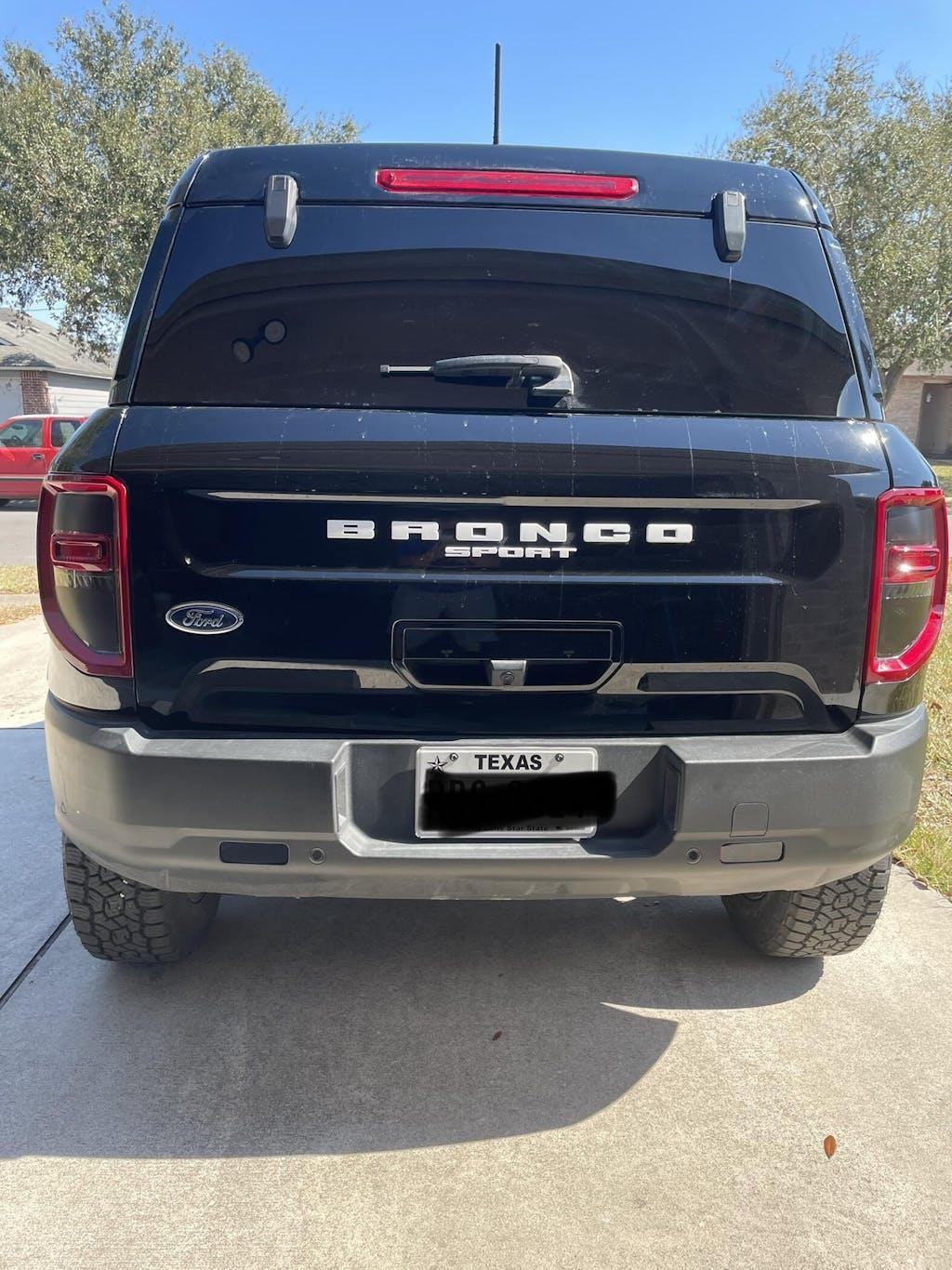 Version 1 Tail Light Overlays - 2021+ Bronco Sport - Speedlogix