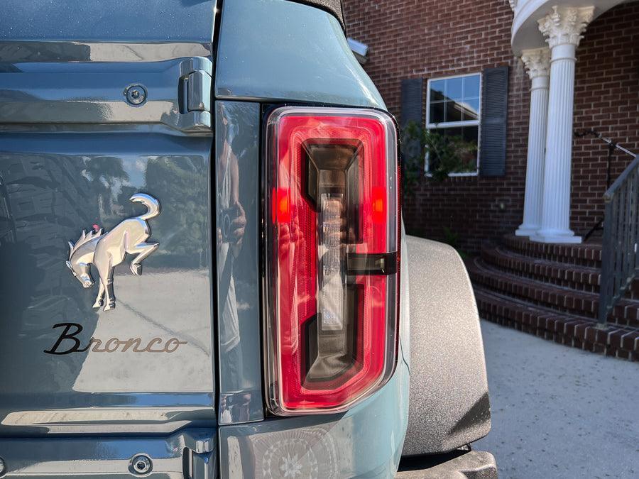 Version 1L Tail Light Overlays - 2021+ Bronco (w/ LED Taillights) - Speedlogix