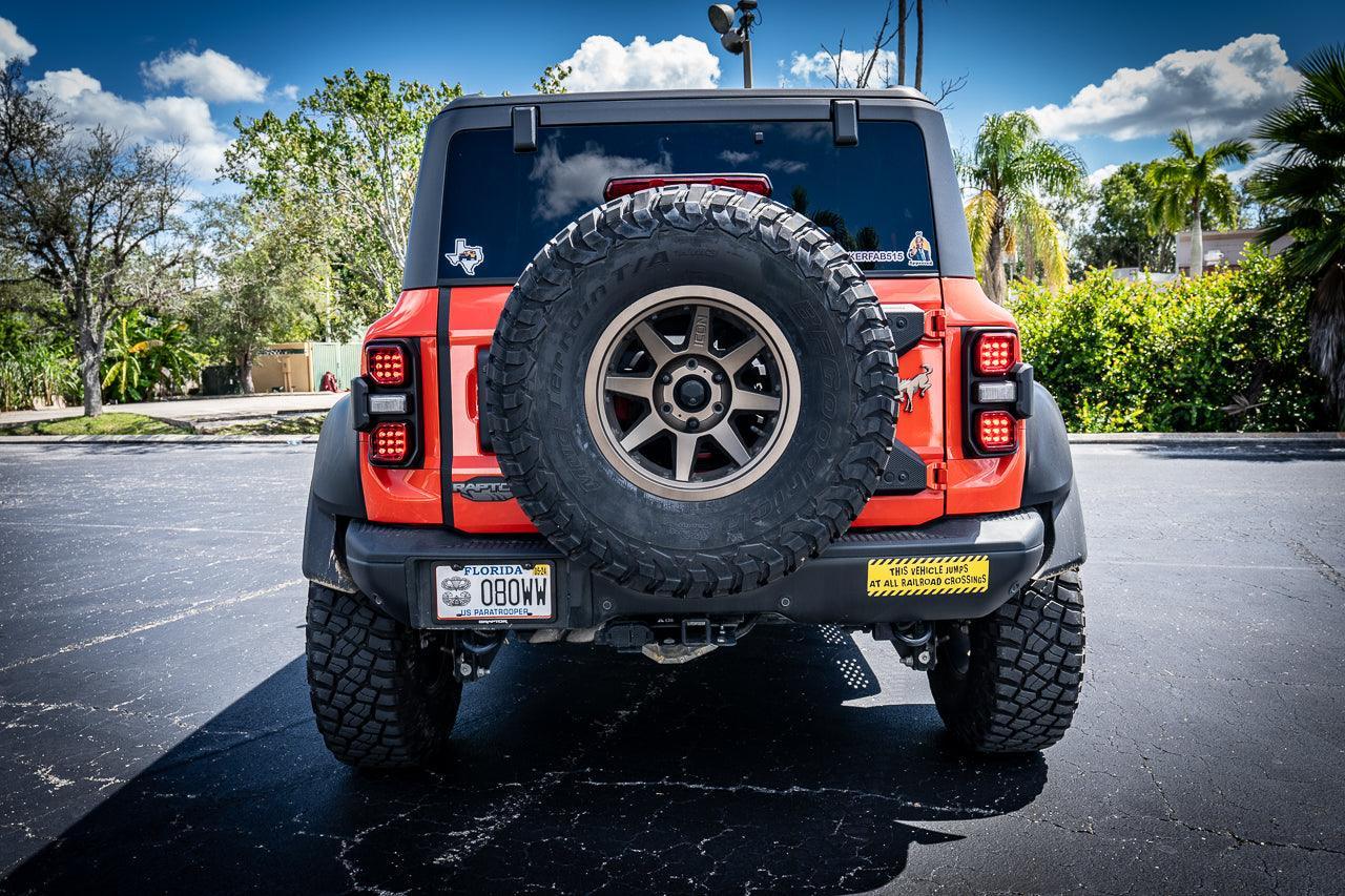Version 1R Tail Light Overlays - 2021+ Bronco Raptor