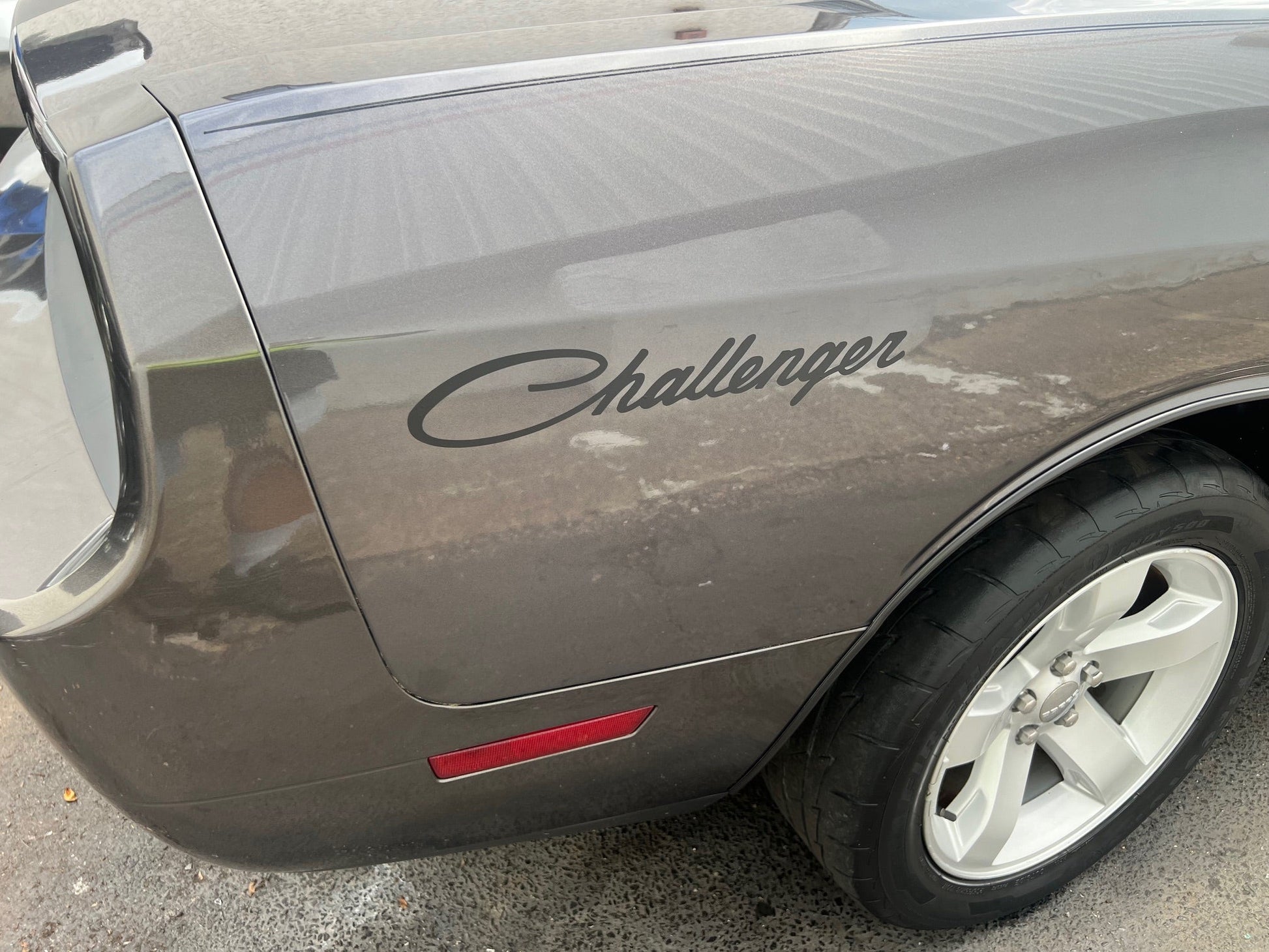 Vintage "Challenger" Quarter Panel Decals For The Dodge Challenger (x2) - Speedlogix