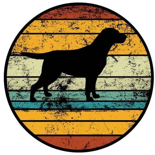 Vintage Labrador Retriever Bronco Spare Tire Cover - Speedlogix