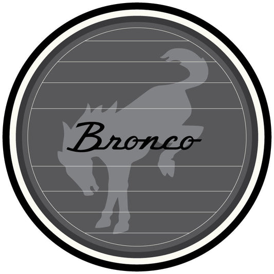 Vintage Logo Ford Bronco Spare Tire Cover - Speedlogix