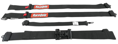 RaceQuip Latch & Link 3" Harness Belt (Black)