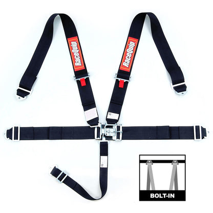 RaceQuip Latch & Link 3" Harness Belt (Black)