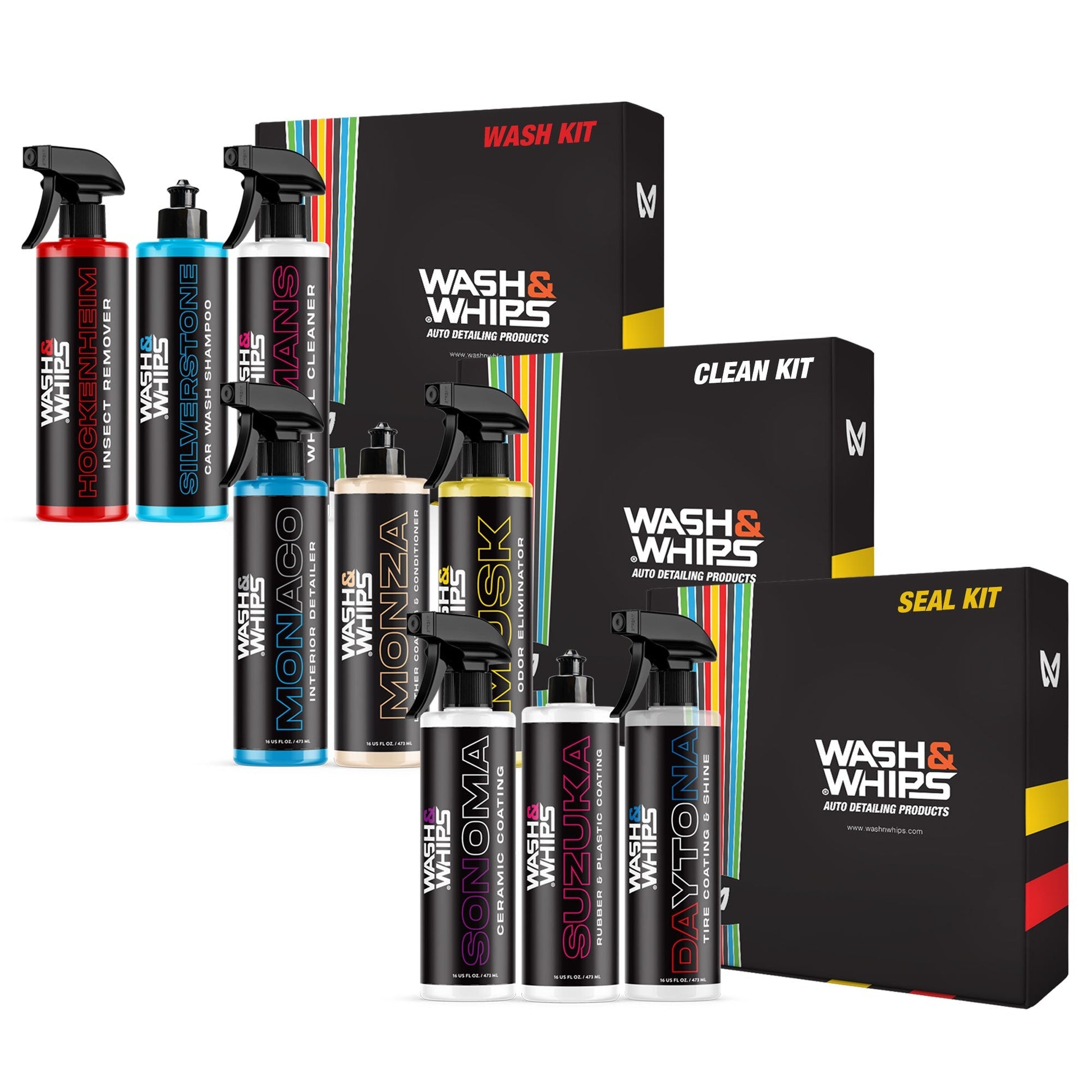 WASH&WHIPS 3 - Step Car Care System - Speedlogix