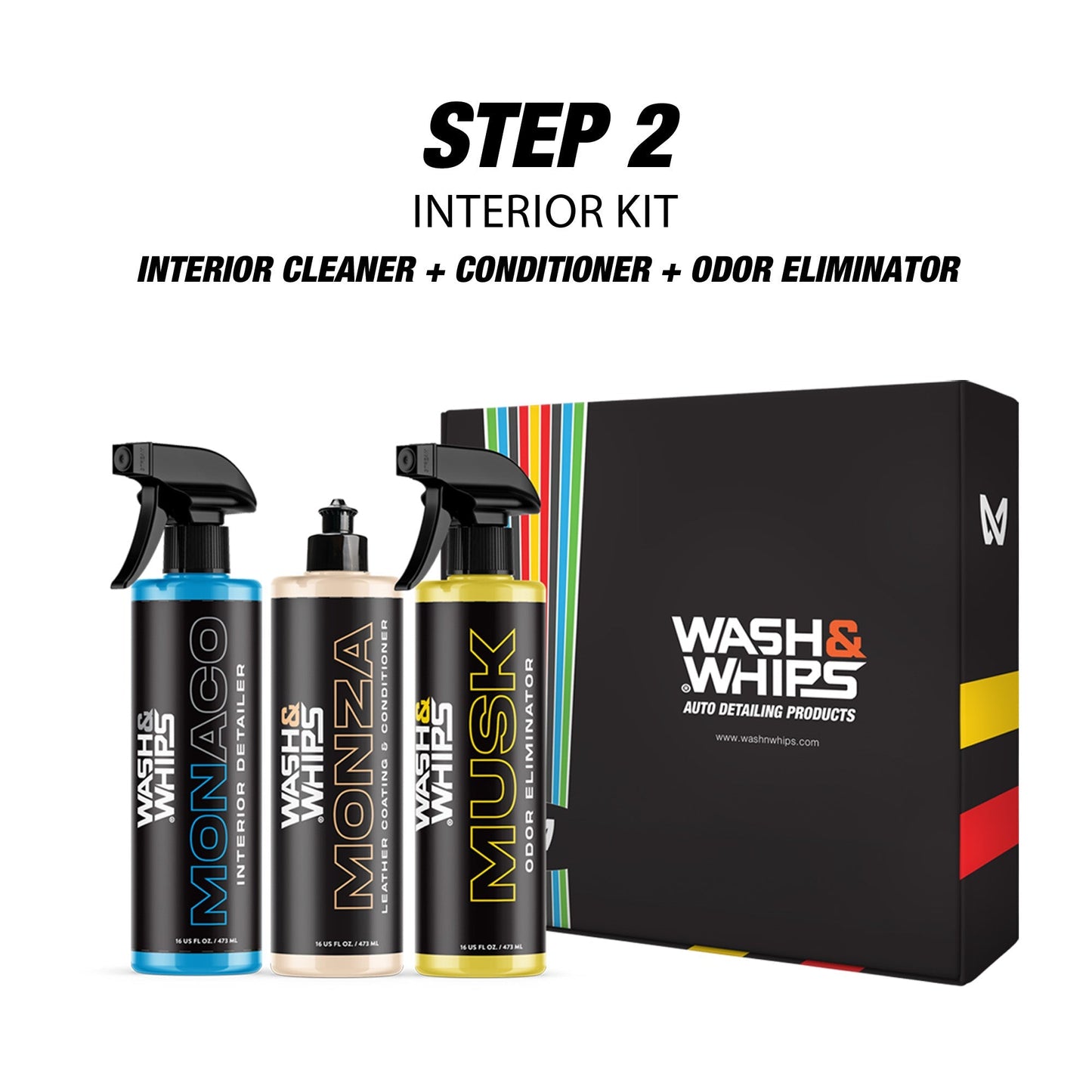 WASH&WHIPS 3 - Step Car Care System - Speedlogix
