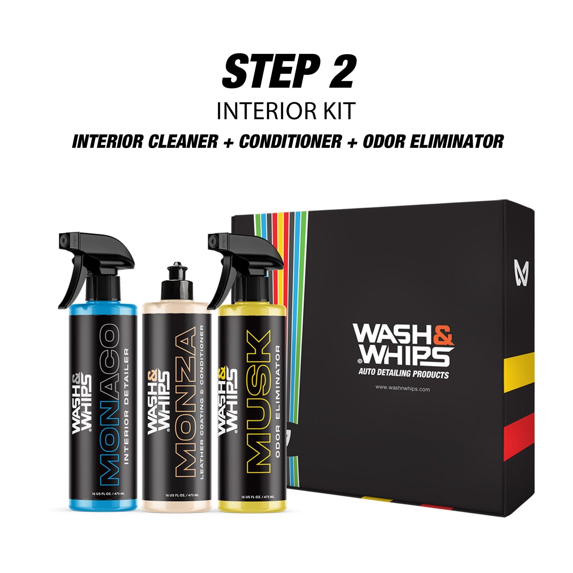 WASH&WHIPS 3 - Step Car Care System - Speedlogix