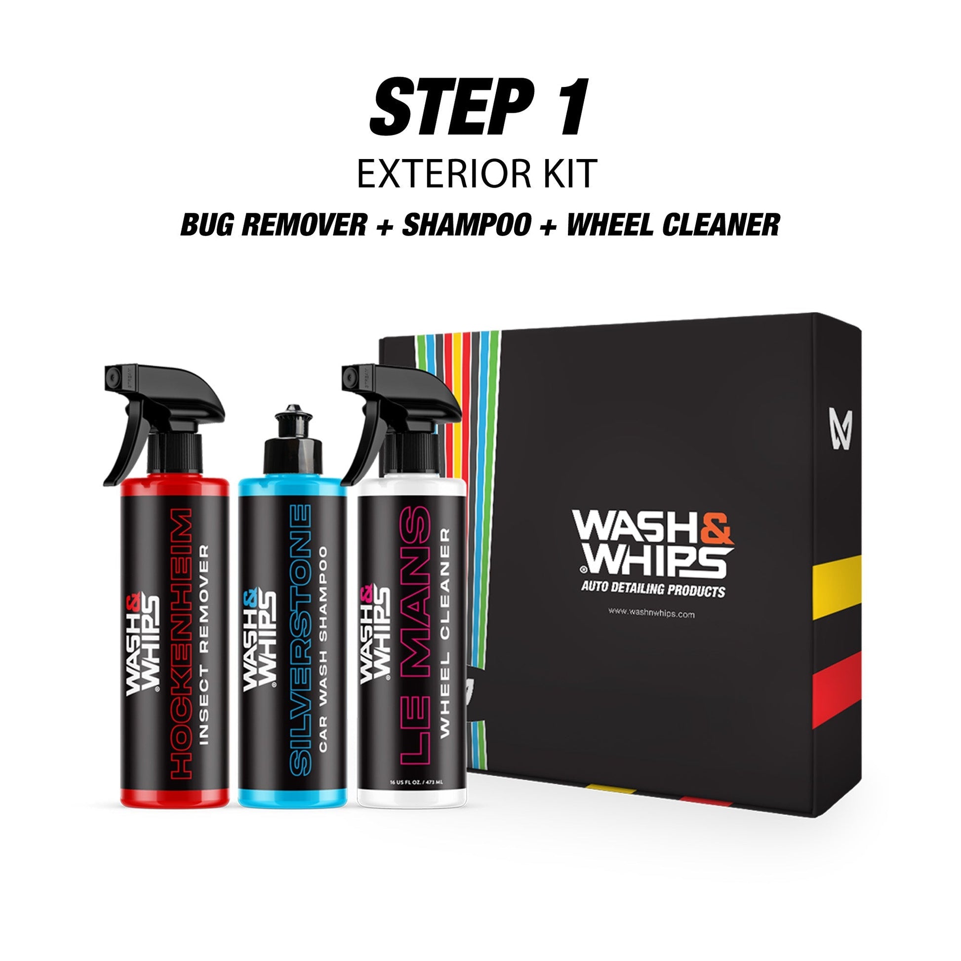 WASH&WHIPS 3 - Step Car Care System - Speedlogix
