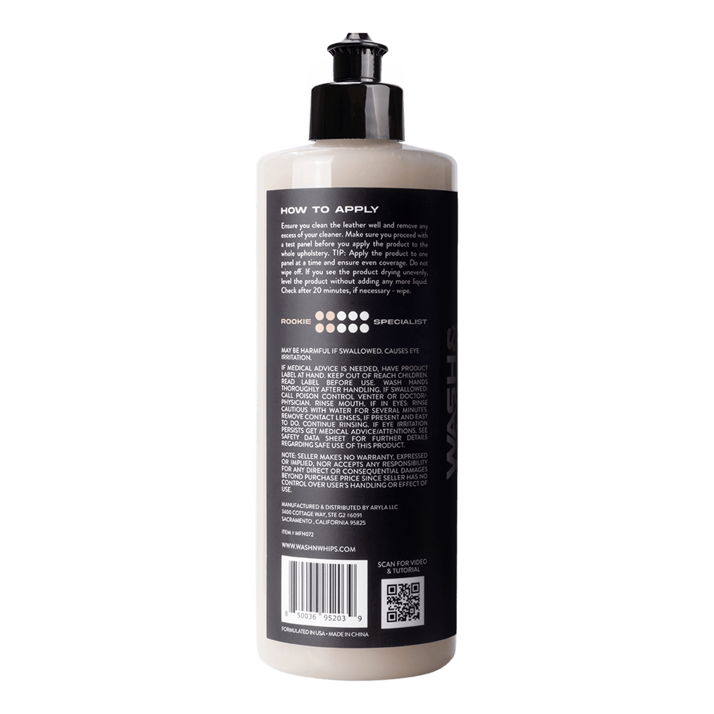 WASH&WHIPS Monza Leather Coating & Conditioner - Speedlogix