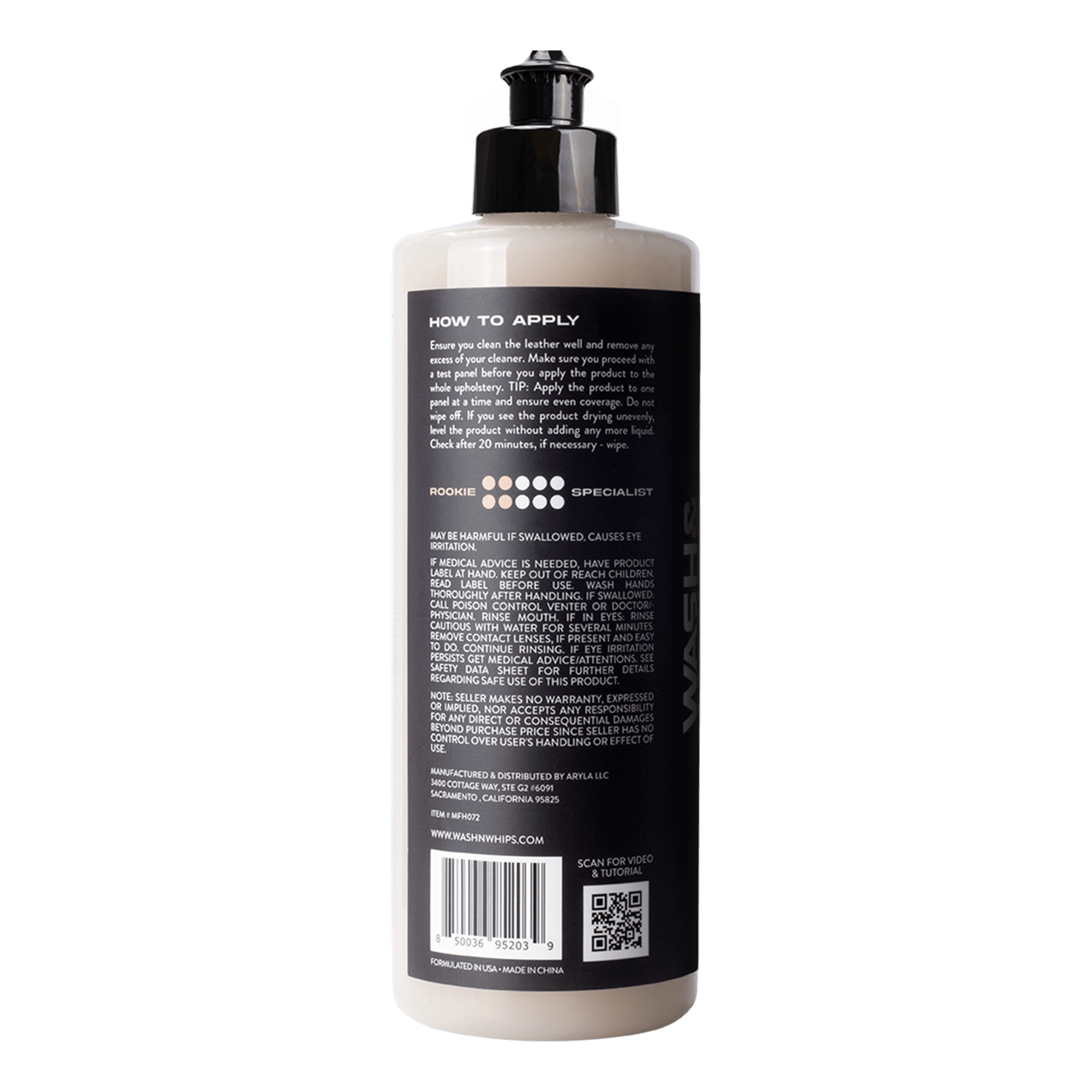 WASH&WHIPS Monza Leather Coating & Conditioner - Speedlogix