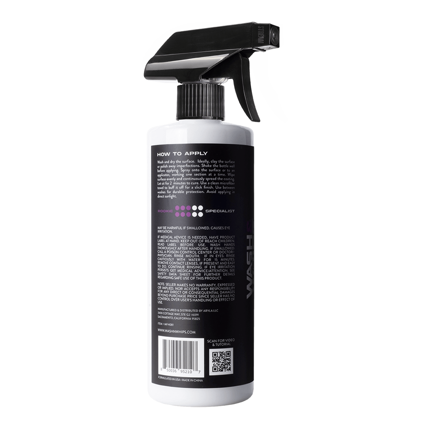 WASH&WHIPS Sonoma Ceramic Finishing Coating Spray - 9H - Speedlogix
