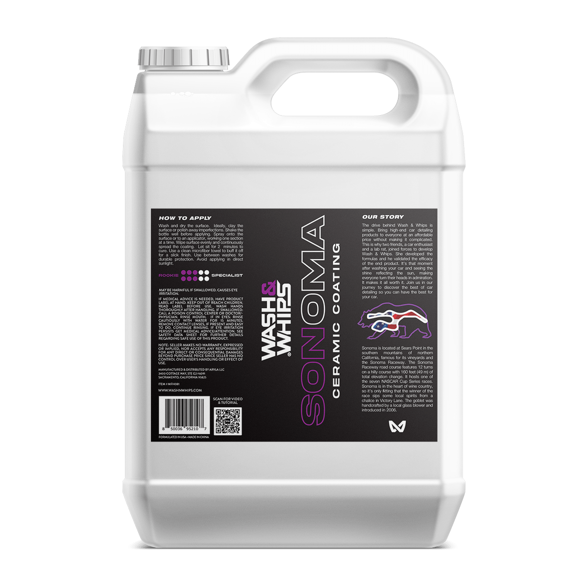 WASH&WHIPS Sonoma Ceramic Finishing Coating Spray - 9H - Speedlogix