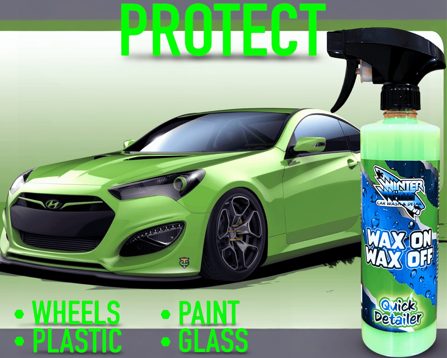 Wax on Wax off Quick Detailer(16 fl oz) - Speedlogix