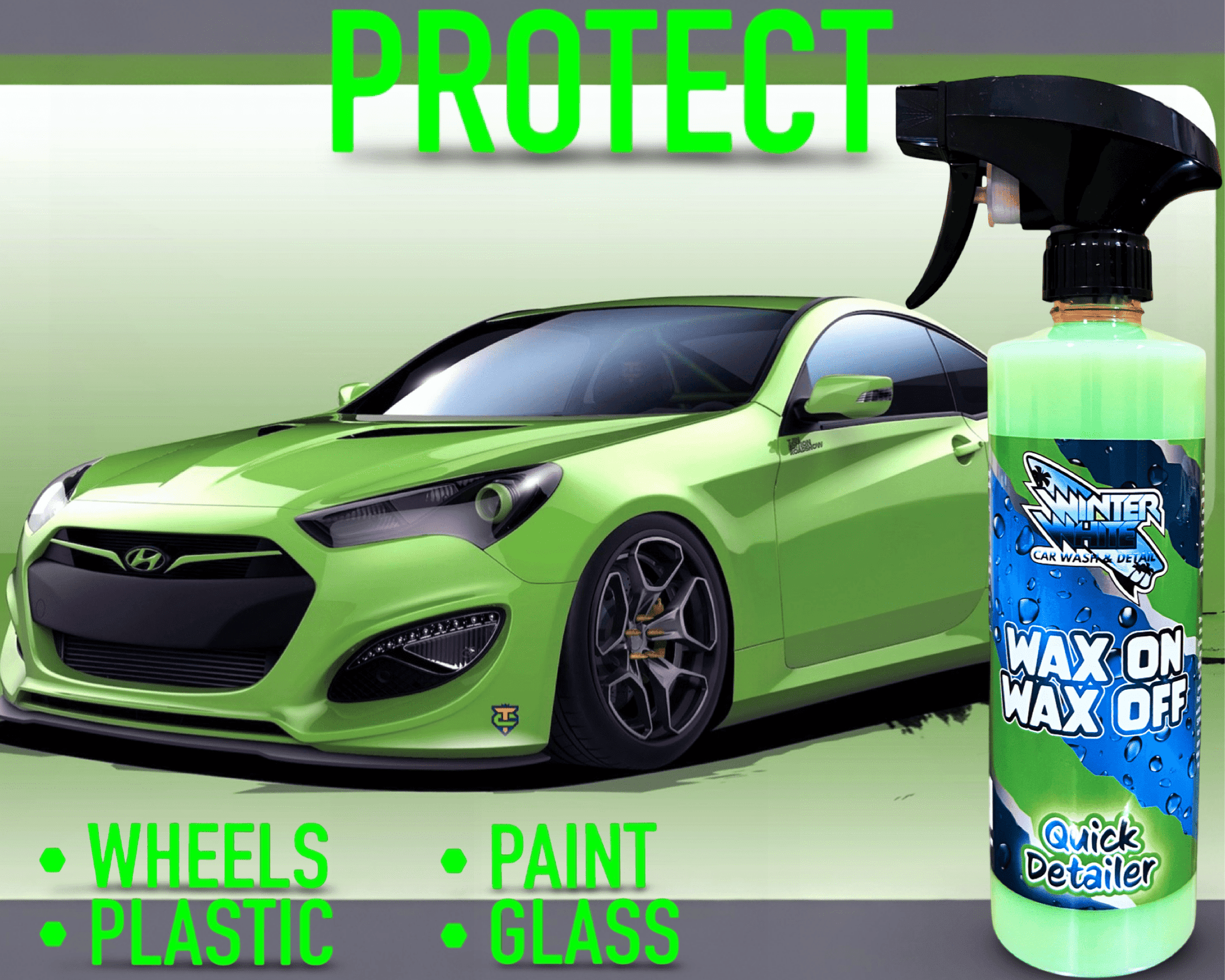 Wax on Wax off Quick Detailer(16 fl oz) - Speedlogix