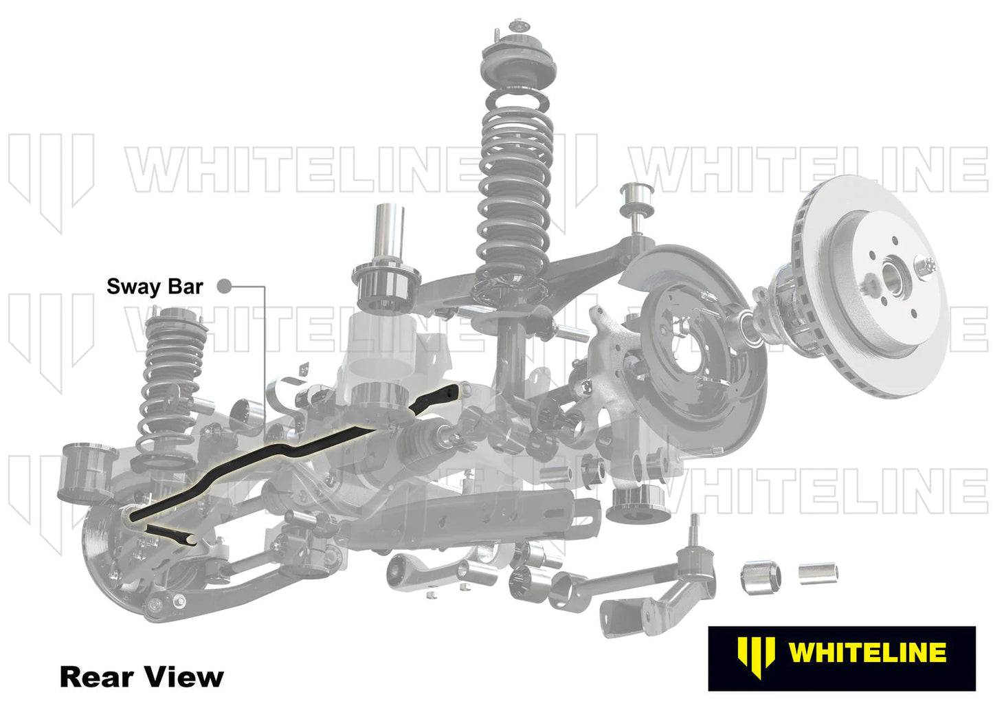 Whiteline Adjustable Rear Sway Bar 2005 - 2023 Challenger/Charger - Speedlogix