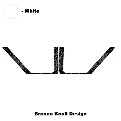 Topo Front Door Net Trim Overlay Kit (Printed Series) - 2021+ Bronco