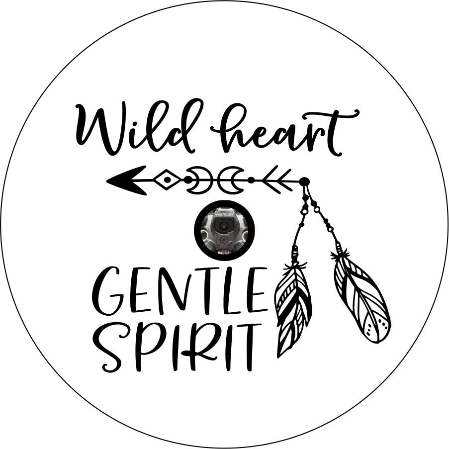 Wild Heart Gentle Spirit Arrow Bronco Spare Tire Cover - Speedlogix