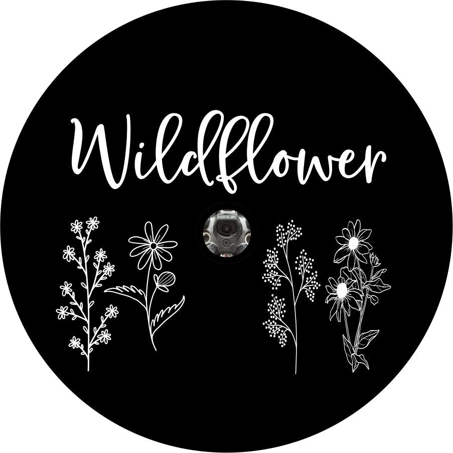 Wildflowers Bronco Spare Tire Cover - Speedlogix