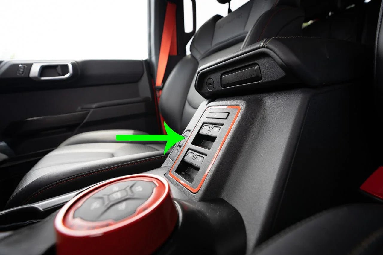 Window Switch Outline Overlay (Printed Series) - 2021+ Bronco - Speedlogix