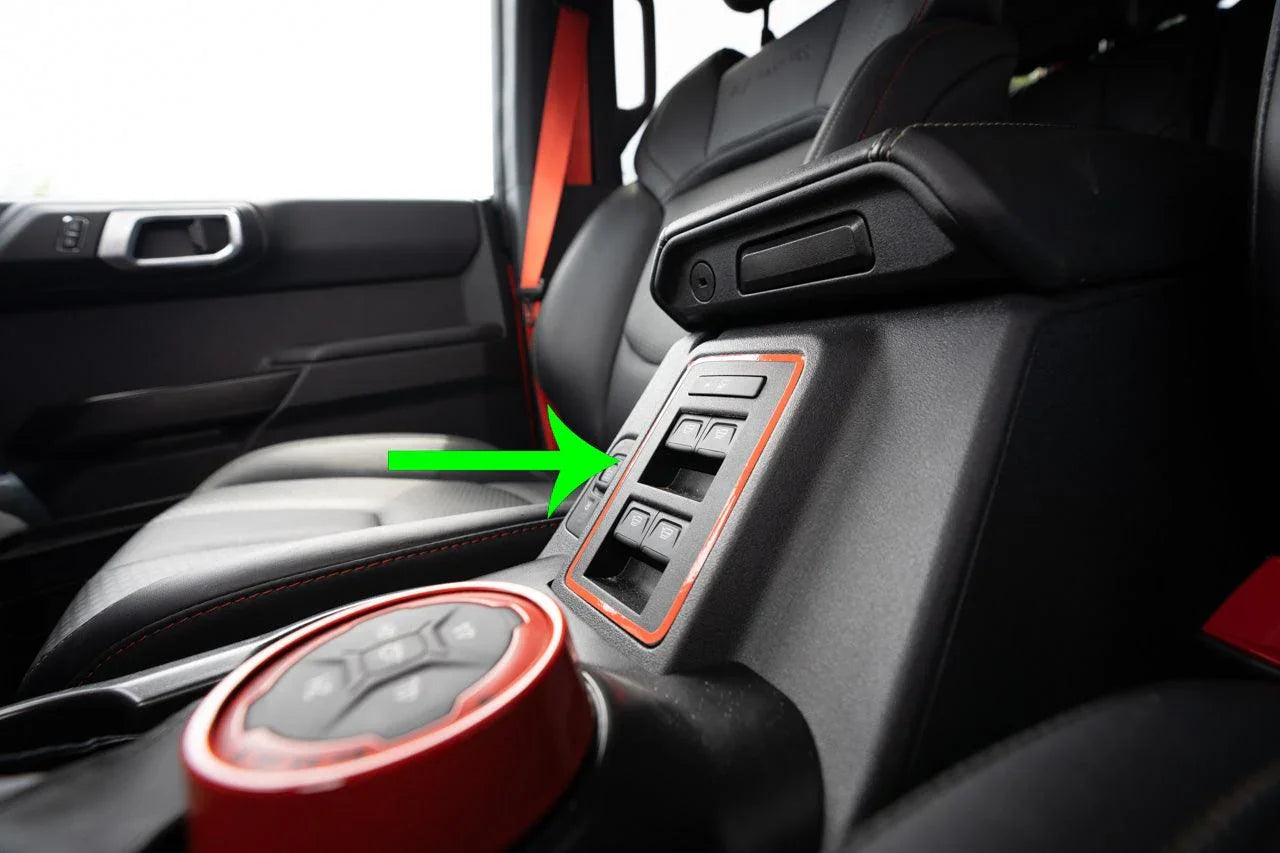 Window Switch Outline Overlay (Printed Series) - 2021+ Bronco