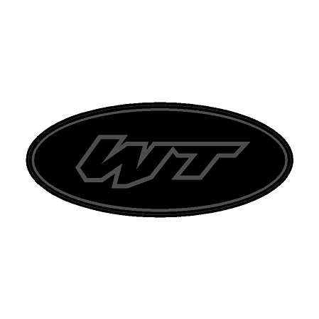 "WT" Rear Oval Emblem Overlays (Printed Series) - 2021 - 2023 Bronco Wildtrak - Speedlogix