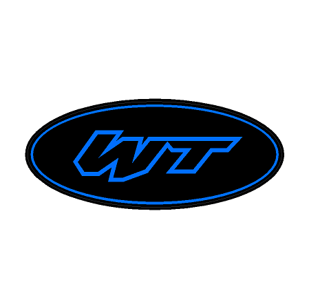 "WT" Rear Oval Emblem Overlays (Printed Series) - 2021-2023 Bronco Wildtrak