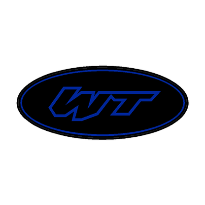"WT" Rear Oval Emblem Overlays (Printed Series) - 2021-2023 Bronco Wildtrak
